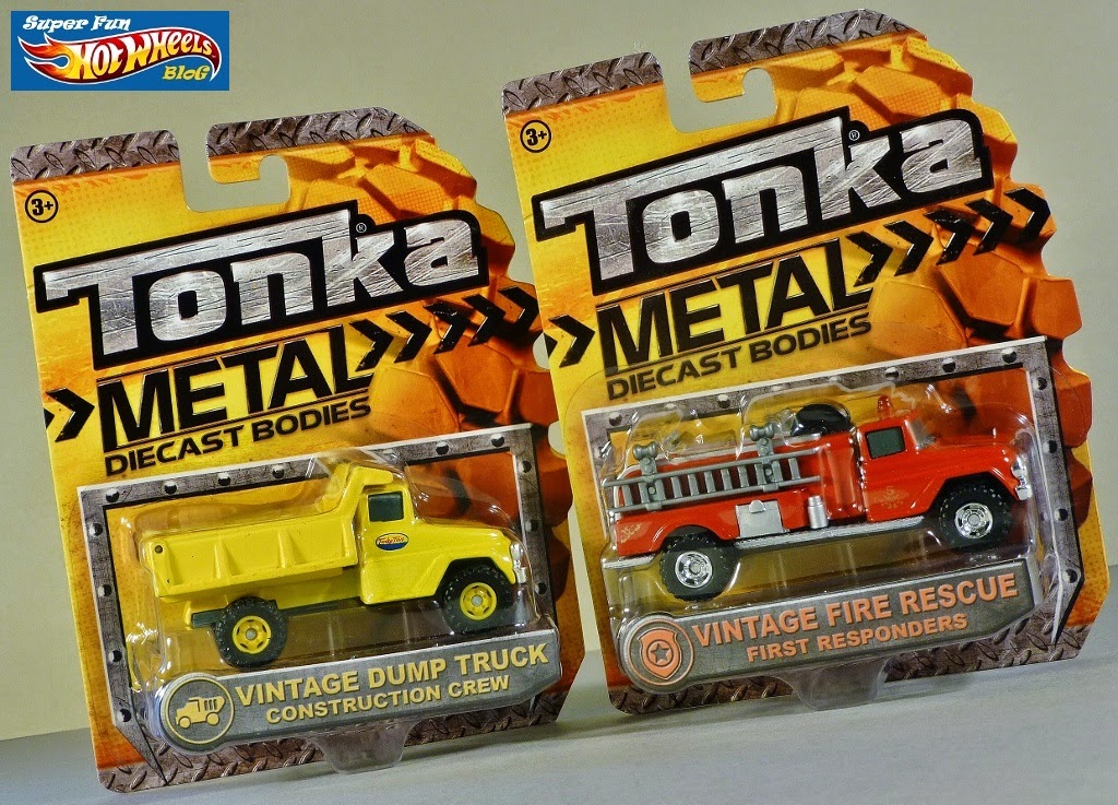 Super Fun Hot Wheels Blog: Tonka Metal Vintage Dump Truck & Fire Rescue