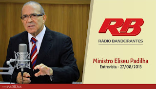 Ministro Eliseu Padilha concede entrevista à Rádio Bandeirantes