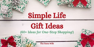 Simple Life Gift Ideas, featured at Encouraging Hearts and Home Blog Hop.