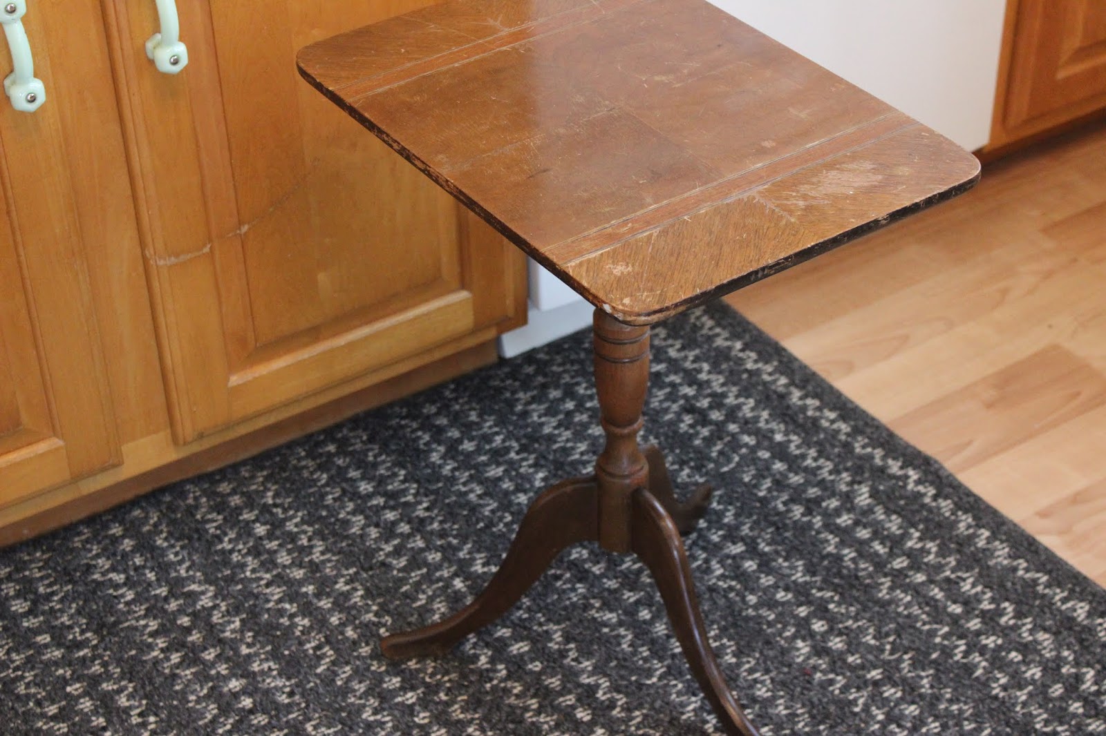 UpCycled Antique Shop FlipTop Table Organized Clutter