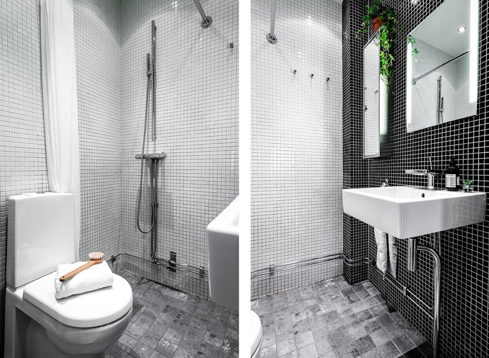 black-and-white-tile-bathroom