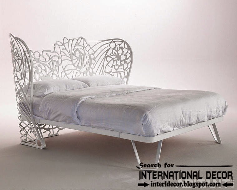 Stylish Italian wrought iron beds and headboards 2015
