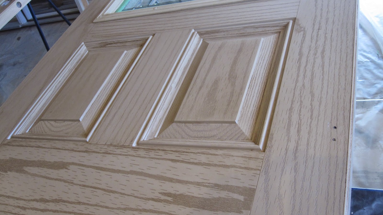 Flowers On The Roof Staining Fiberglass Doors