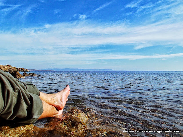 Caminhada recompensada pelo Mar Egeu