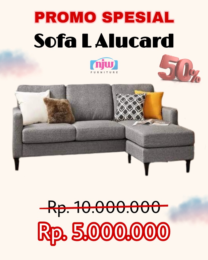Desain Sofa L Minimalis Modern untuk Ruang Tamu Mungil Di Rumah Anda