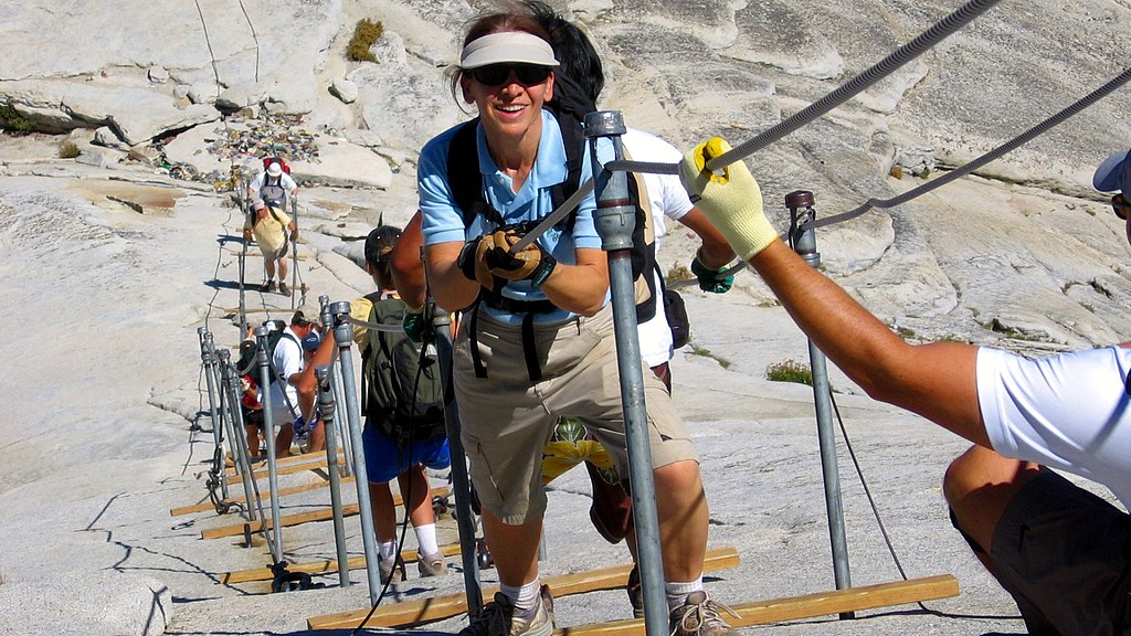 Ry Runs How to Climb Half Dome with the Cables Down