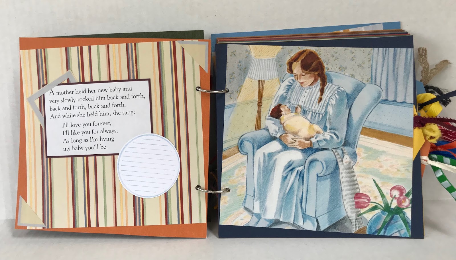 love you forever children s book upcycle