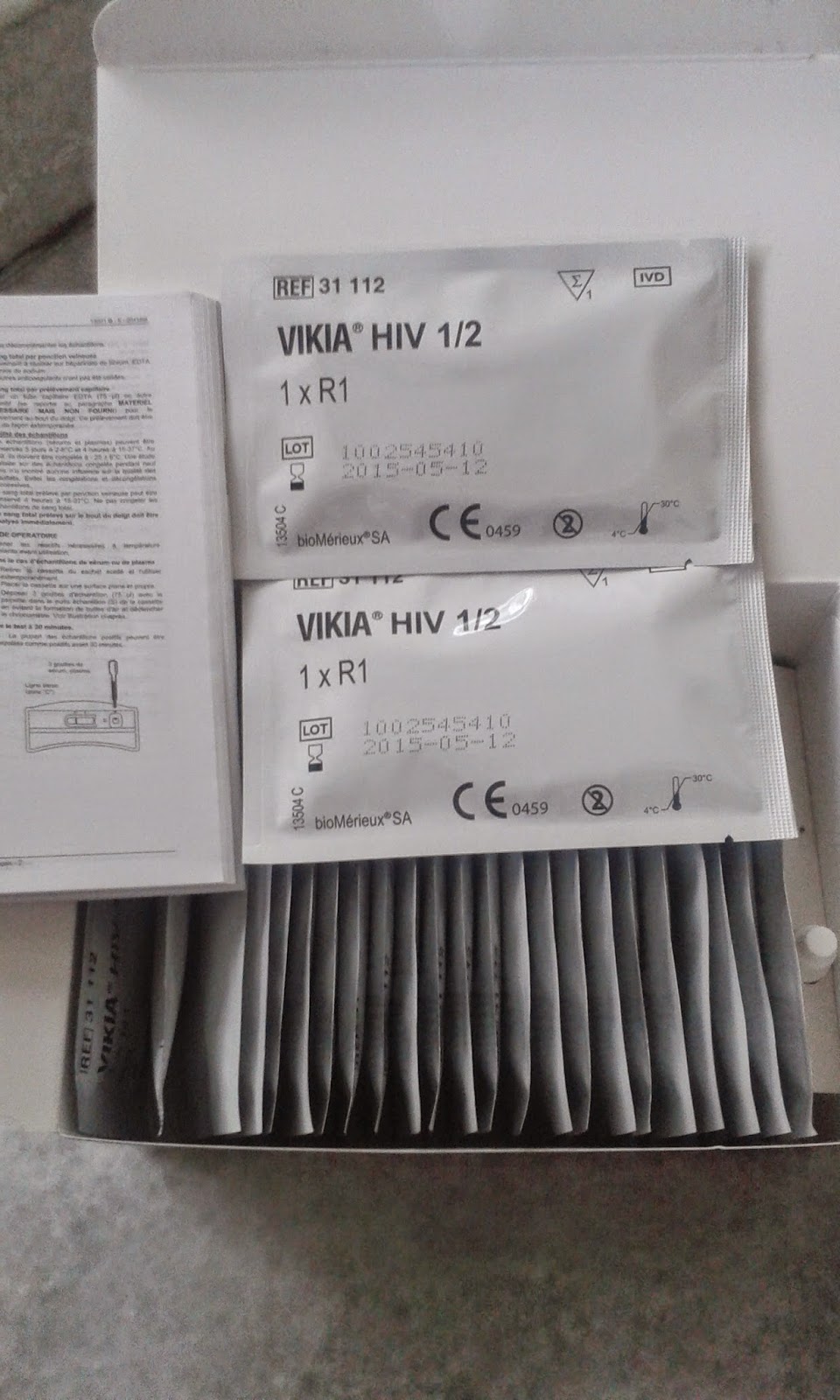 ALAT KESEHATAN RUMAH SAKIT DAN KLINIK JUAL Rapid test HIV 1/2 VIKIA