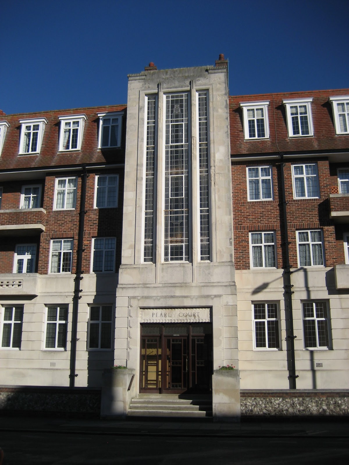 Art Deco Where and When I Can Find It Pearl Court, Eastbourne, East Sussex, England.