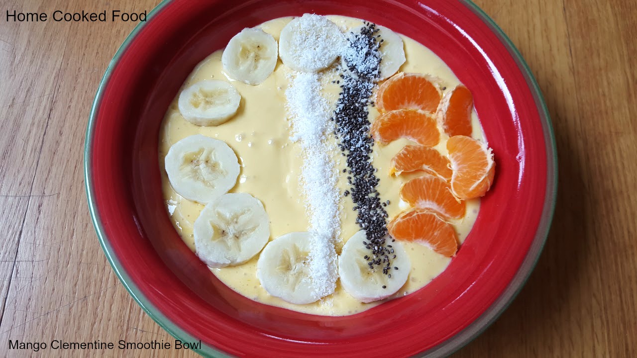 HCF Mango Clementine Smoothie Bowl
