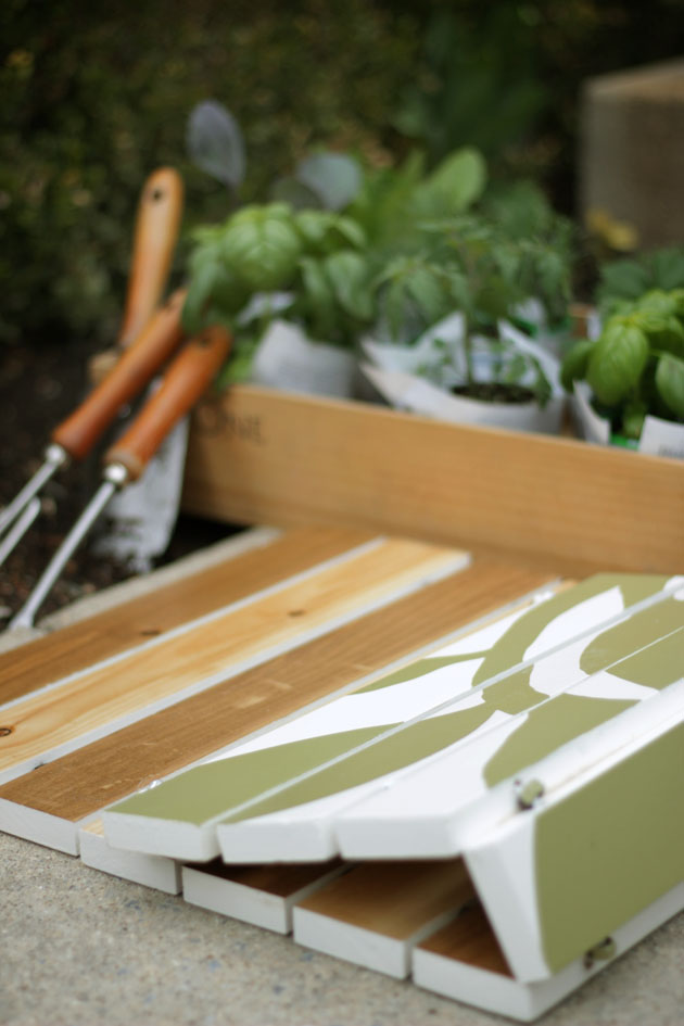 DIY Wooden Door Mat and THD Virtual Party Remodelando la Casa