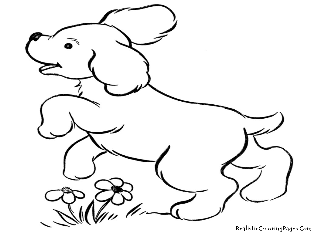 a dog coloring pages - photo #17