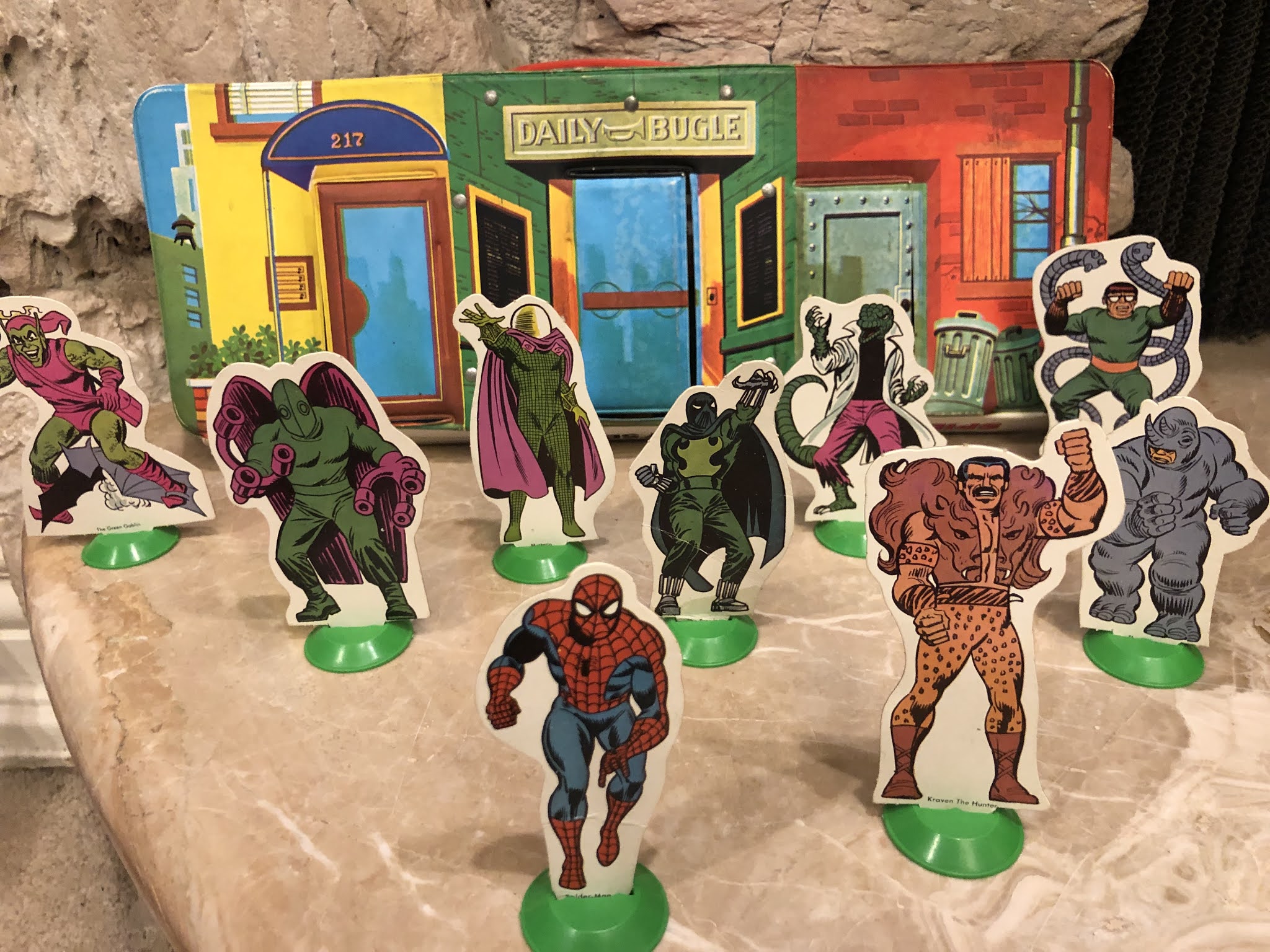 Observed Impulse Amsco Marvel World Playset Description, Pictures