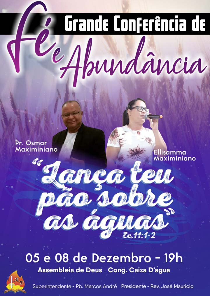 Jacobina: Igreja Assembléia de Deus promove 'Conferência de Fé e Abundância' no bairro Caixa D'Água