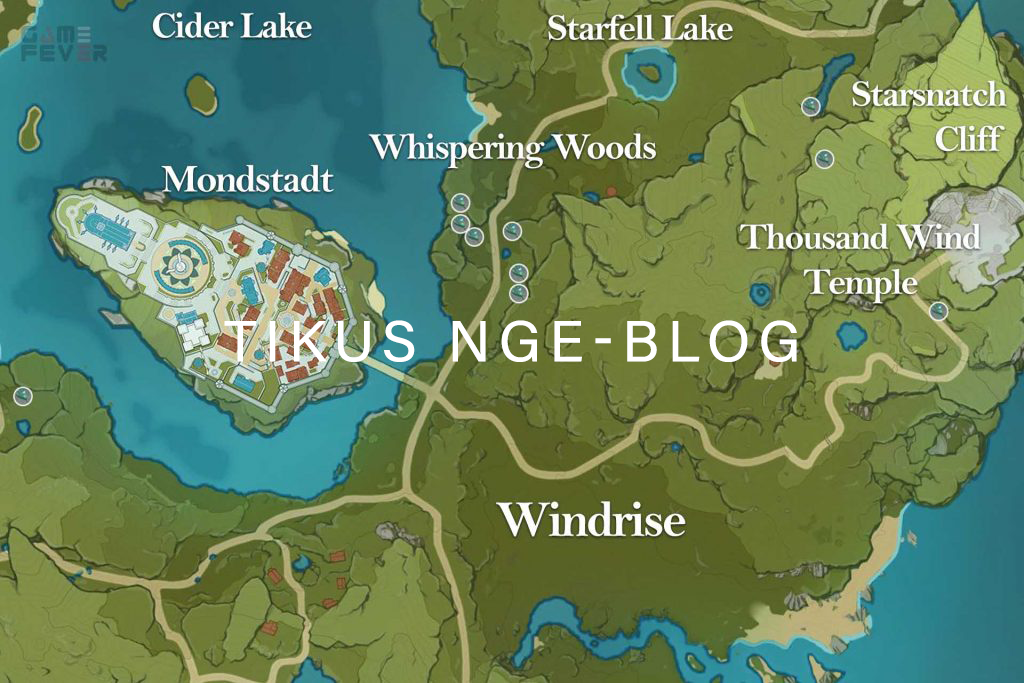 Lokasi Small Lamp Grass Genshin Impact Tikus NgeBLOG Artikel