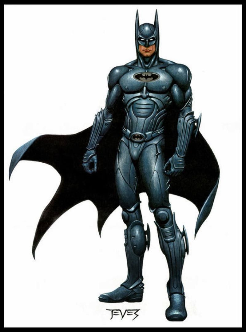 1997 : Concept Art: Batman costumes