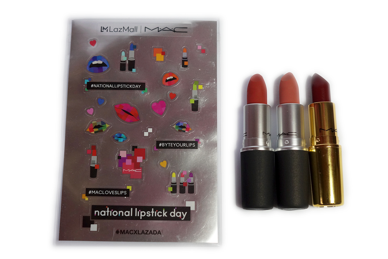 Sneak Peek MAC Powder Kiss Lipstick Duo Set National Lipstick Day