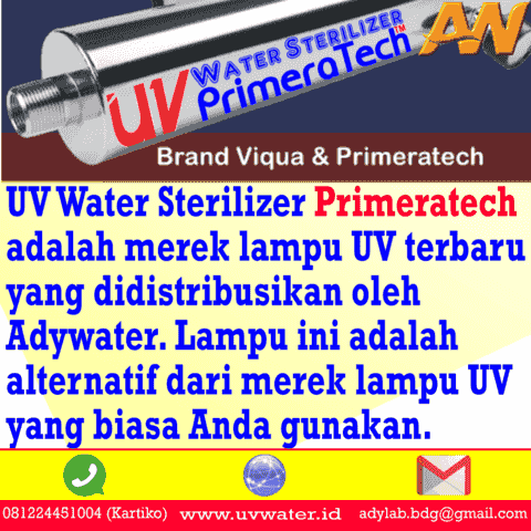 Lampu UV Primeratech | Harga dan Tempat Jual Lampu UV Primeratech | Harga Lampu UV Sterilisasi Air