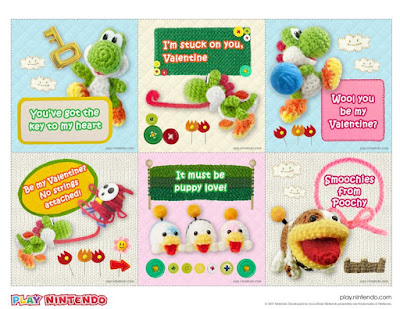 Yoshi valentine My Super Mario Boy: Poochy & Yoshi Printable Valentine's Day Cards