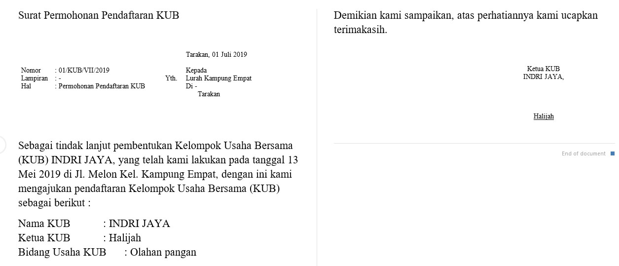 Jenis Usaha Kelompok Yang Dikelola Bersama Khoiri Com
