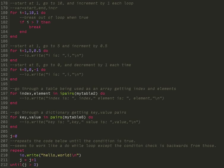 lacklustergames: Lua quick start guide