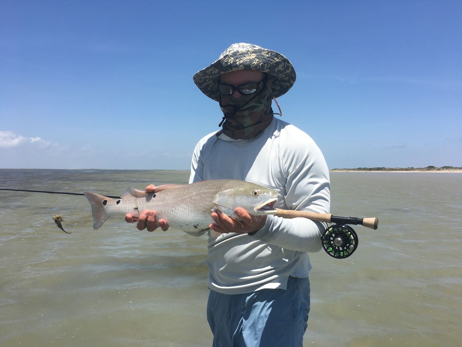 Laguna Madre fly fishing, flyfishing, redfish, Kingfisher Flyfishing