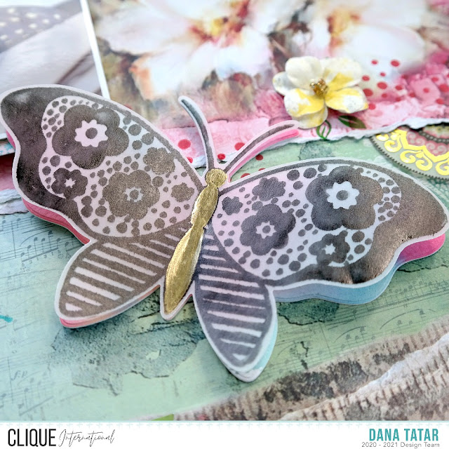 You Are a Joy Butterfly Scrapbook Layout - Clique International