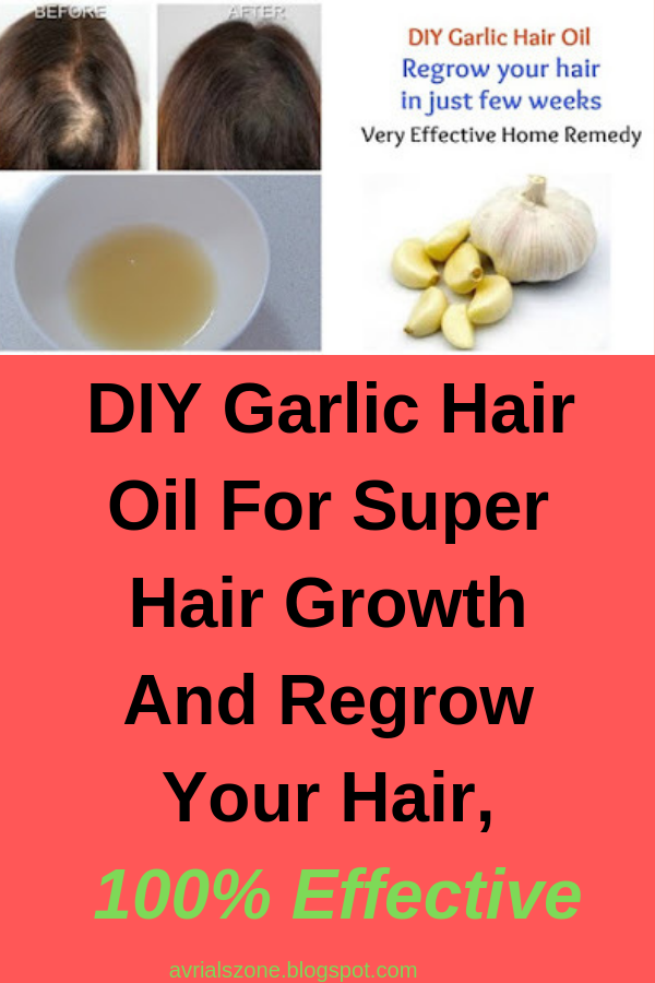 Healthy Beauty and Diet DIY Garlic Hair Oil For Super Hair Growth And
