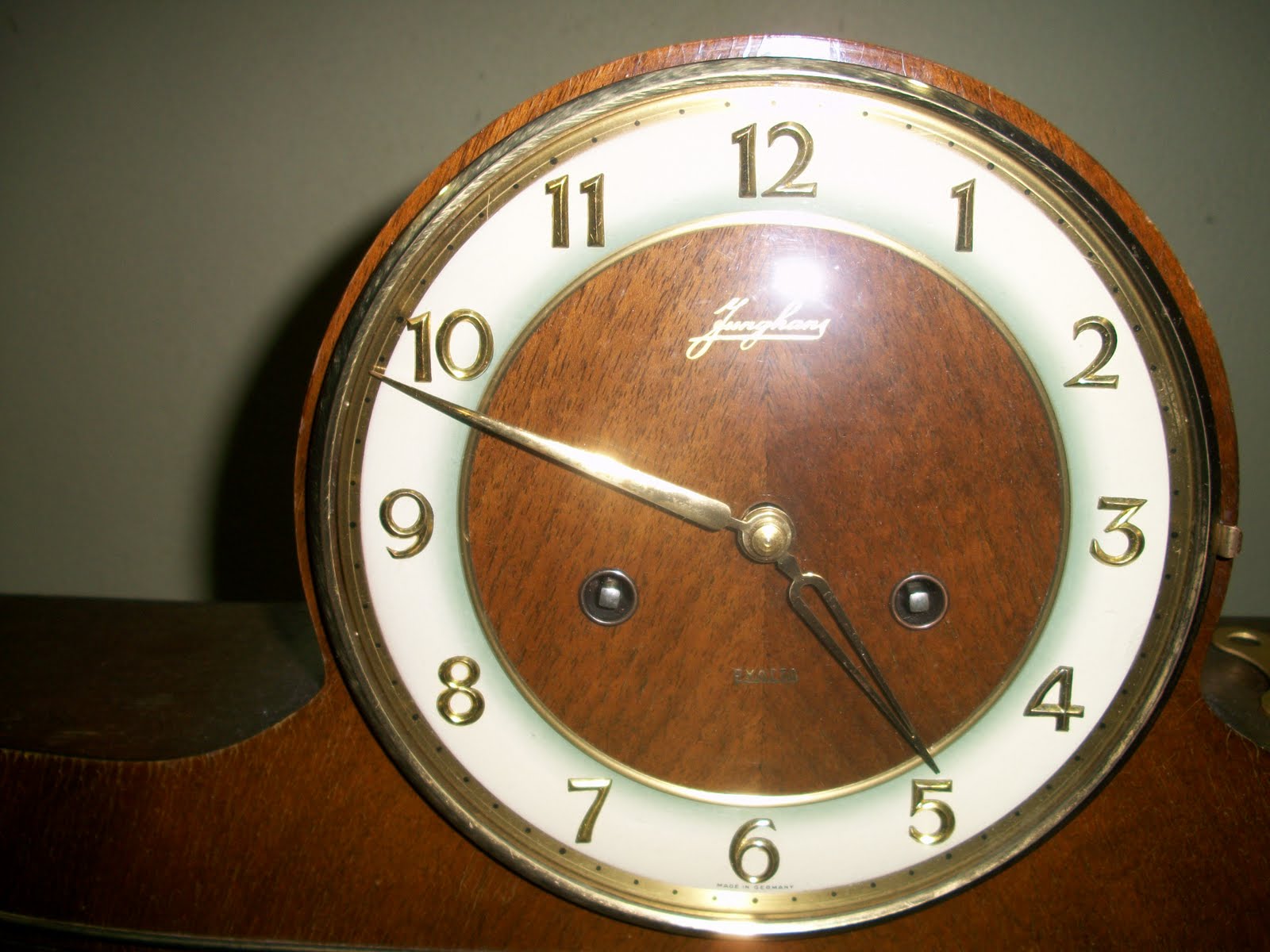 collectible items Vintage Junghans mantle Clock