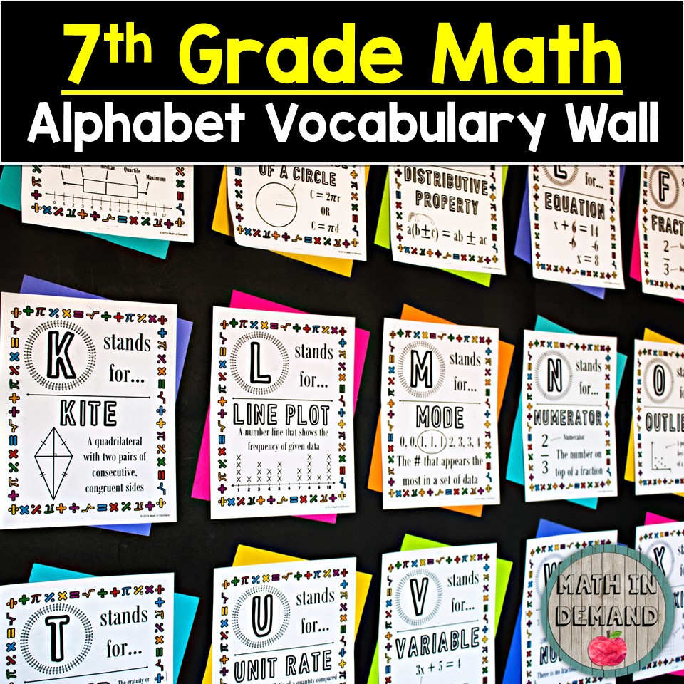 Geometry Word Wall - Math Vocabulary  Math word walls, Math vocabulary,  Math words