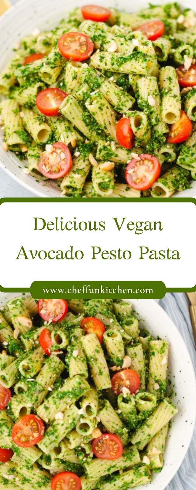 Delicious Vegan Avocado Pesto Pasta Delicious Vegan Avocado Pesto Pasta