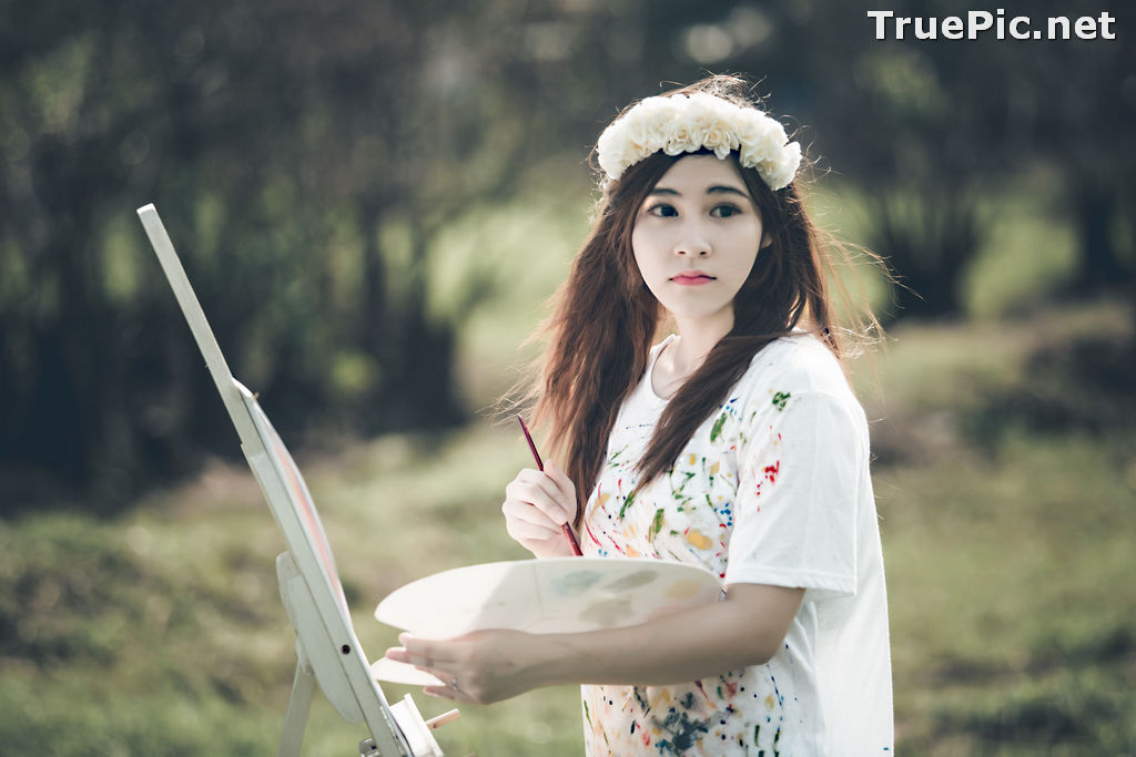 Image Vietnamese Model - How To Beautiful Angel Become An Painter - TruePic.net - Picture-30