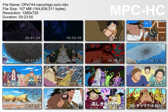 Anime Ku One Piece Episode 744 English Sub
