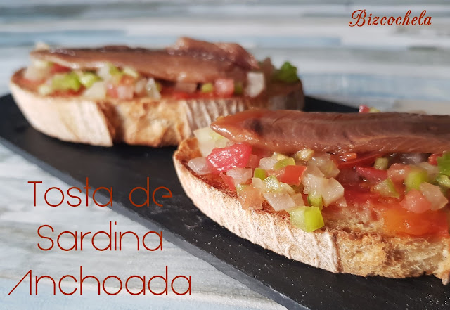 TOSTA DE SARDINA ANCHOADA