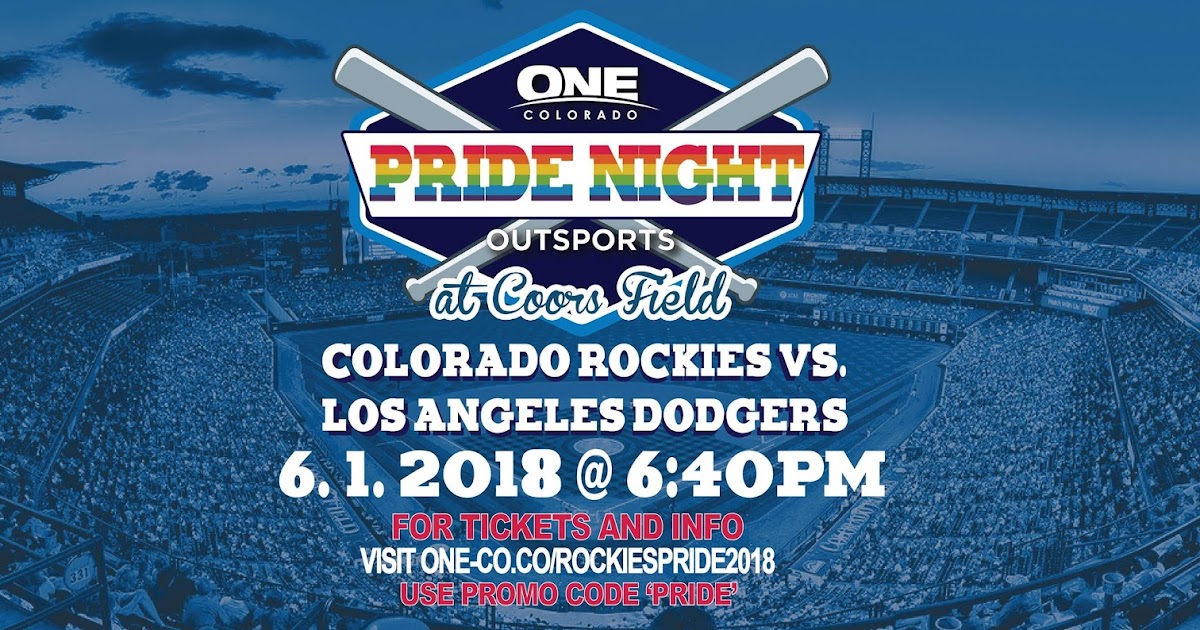 MileHighGayGuy Take Me OUT to the Ballgame Colorado Rockies Pride Night
