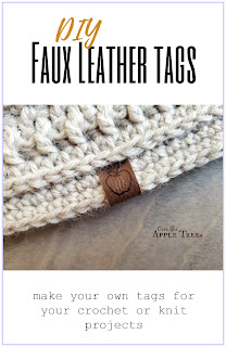 DIY Faux Leather Tags, Over The Apple Tree