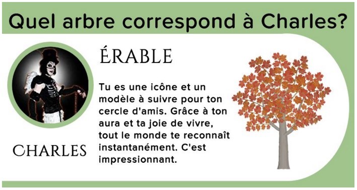 a quel arbre je correspond