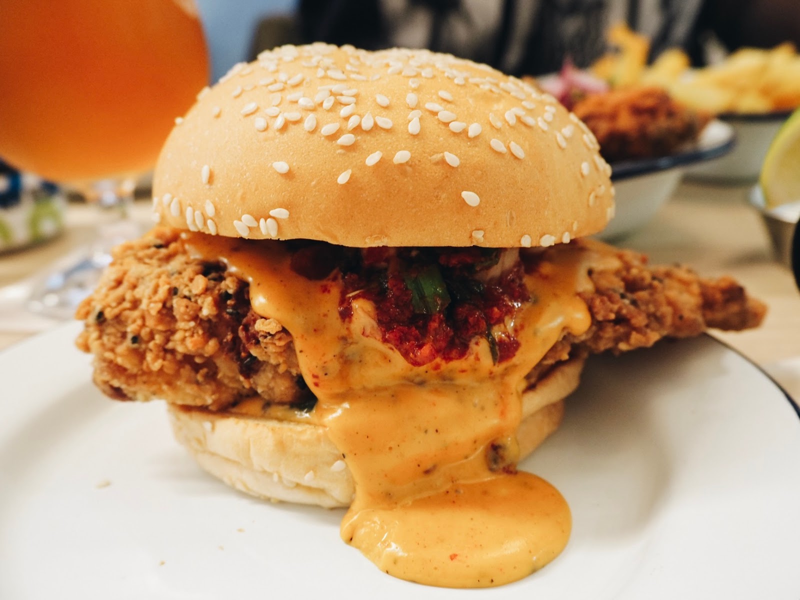 Korean Fried Chicken on Aungier Street Chimac, Dublin 2 French