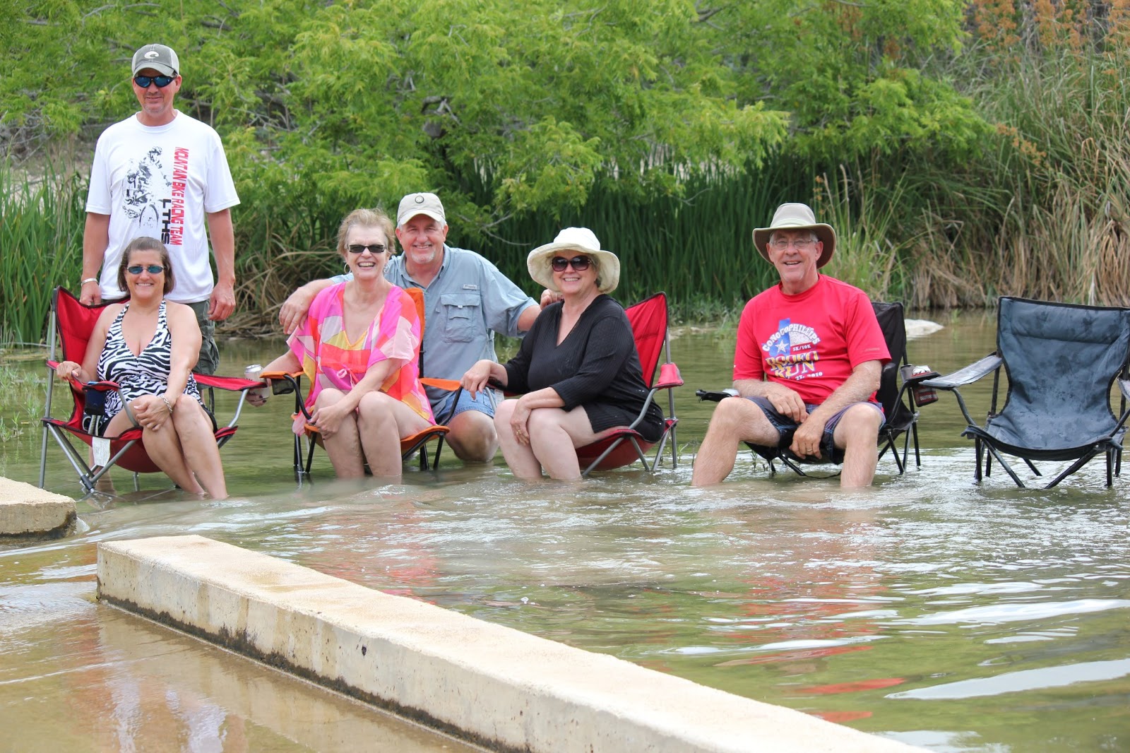 Along the Geronimo Creek Roaring Springs close to the town of Camp