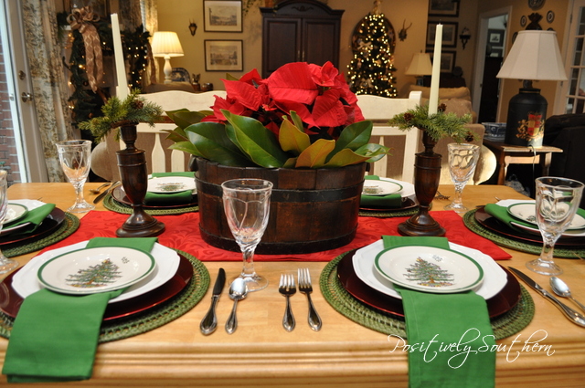 Christmas Breakfast Table