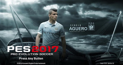 PES 2017 Aguero Start Screen
