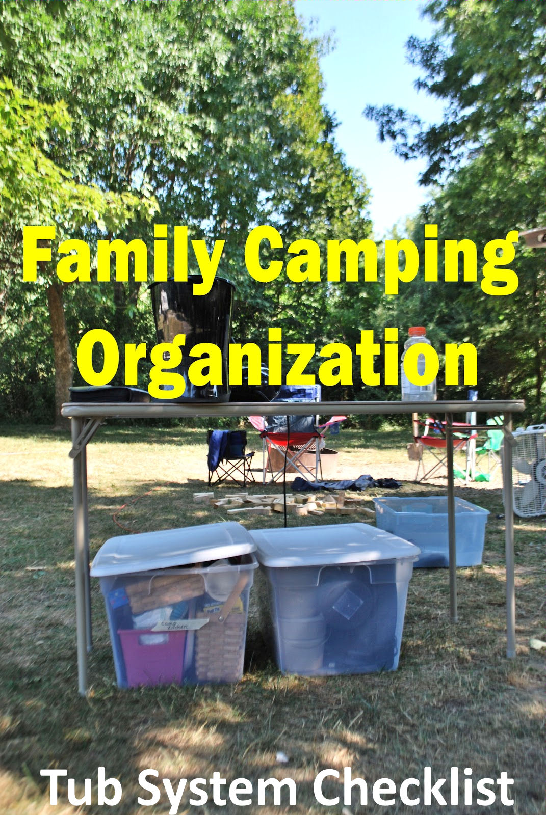 Leading Them To The Rock Family Camping Packing Lists