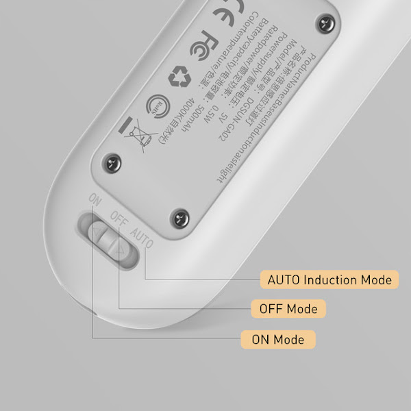 Đèn cảm ứng chuyển động thông minh Baseus Sunshine Series - AISLE Edition (500mAh, Human body Induction/ PIR Intelligent Motion Sensor LED Nightlight)