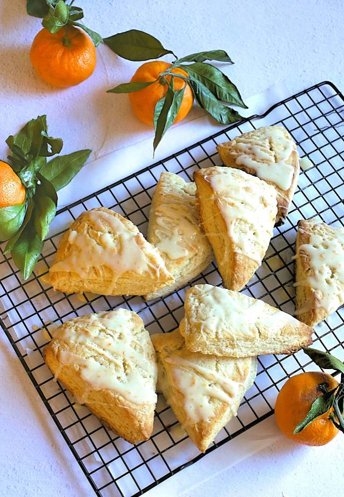 Hungry Couple Satsuma Mandarin Orange Scones
