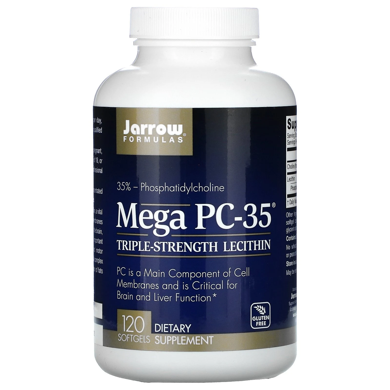 Jarrow Formulas, Mega PC-35, 120 мягких таблеток