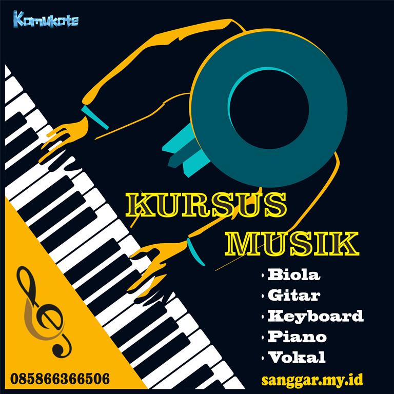 Kursus Alat Musik dan Vokal Komukote