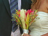 Simple Tropical Wedding Bouquet