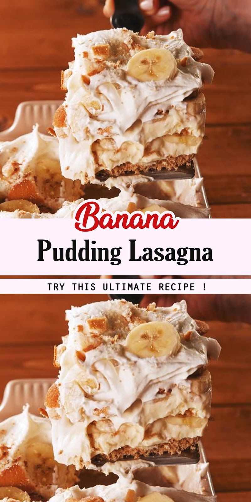 Banana Pudding Lasagna BEEMBLOO KITCHEN