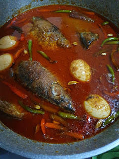Resipi Nasi Kuning Gulai Ikan Aya (Tongkol)