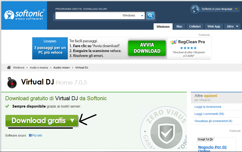 SCARICARE VERSIONE COMPLETA VIRTUAL DJ
